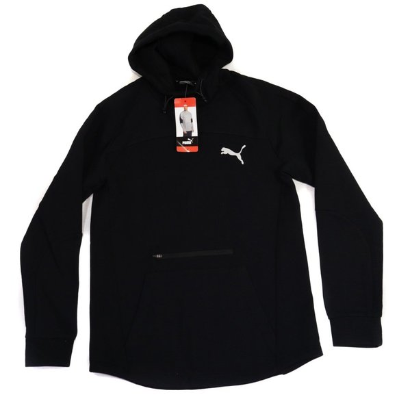 PUMA Black Evostripe Pullover Hoodie - Picture 6 of 10